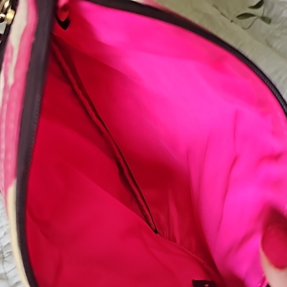 Dooney & Bourke Pink Zebra Stripe Crossbody Bag - Picture 7 of 14